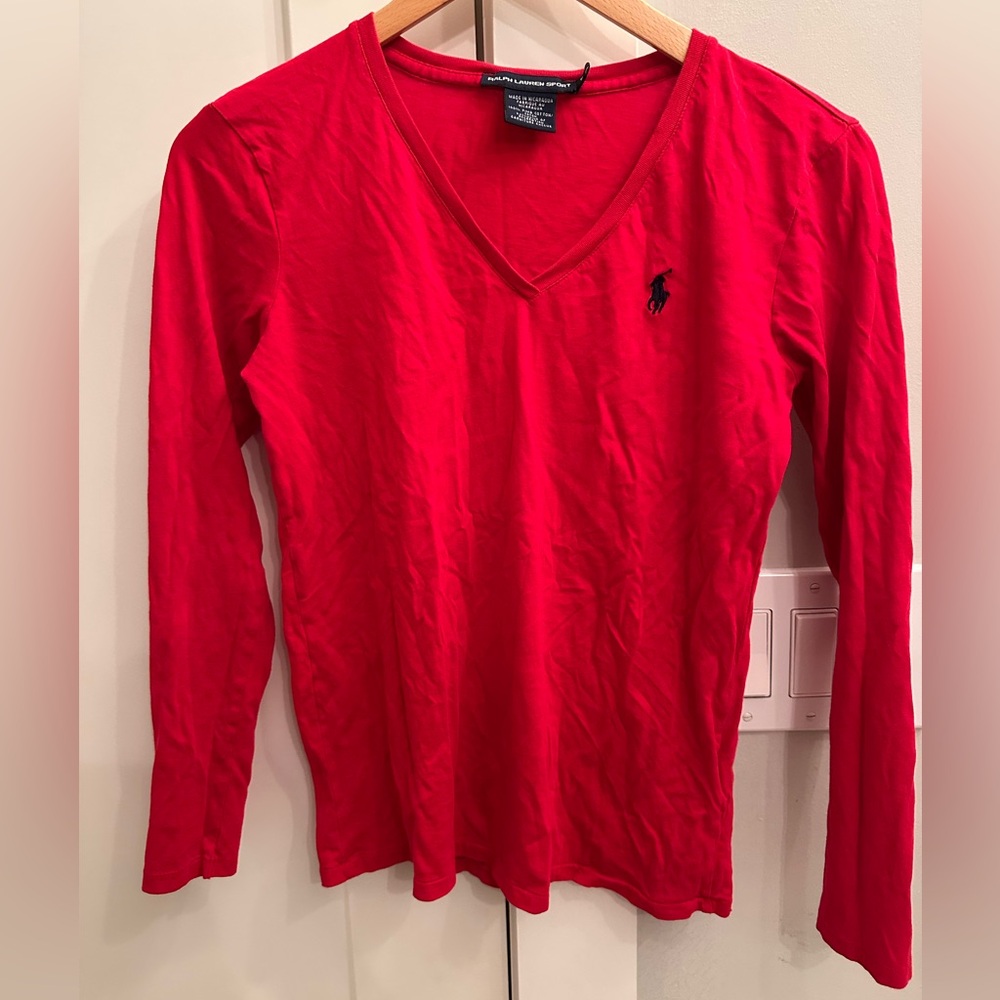 Ralph Lauren Sport Red Long Sleeve
